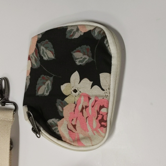 Floral canvas laptop bag - Picture 4 of 7